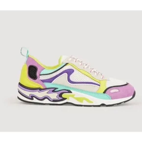 NEW in box Sandro Flame Sneakers Parme size 36/ 5.5 - Picture 1 of 9